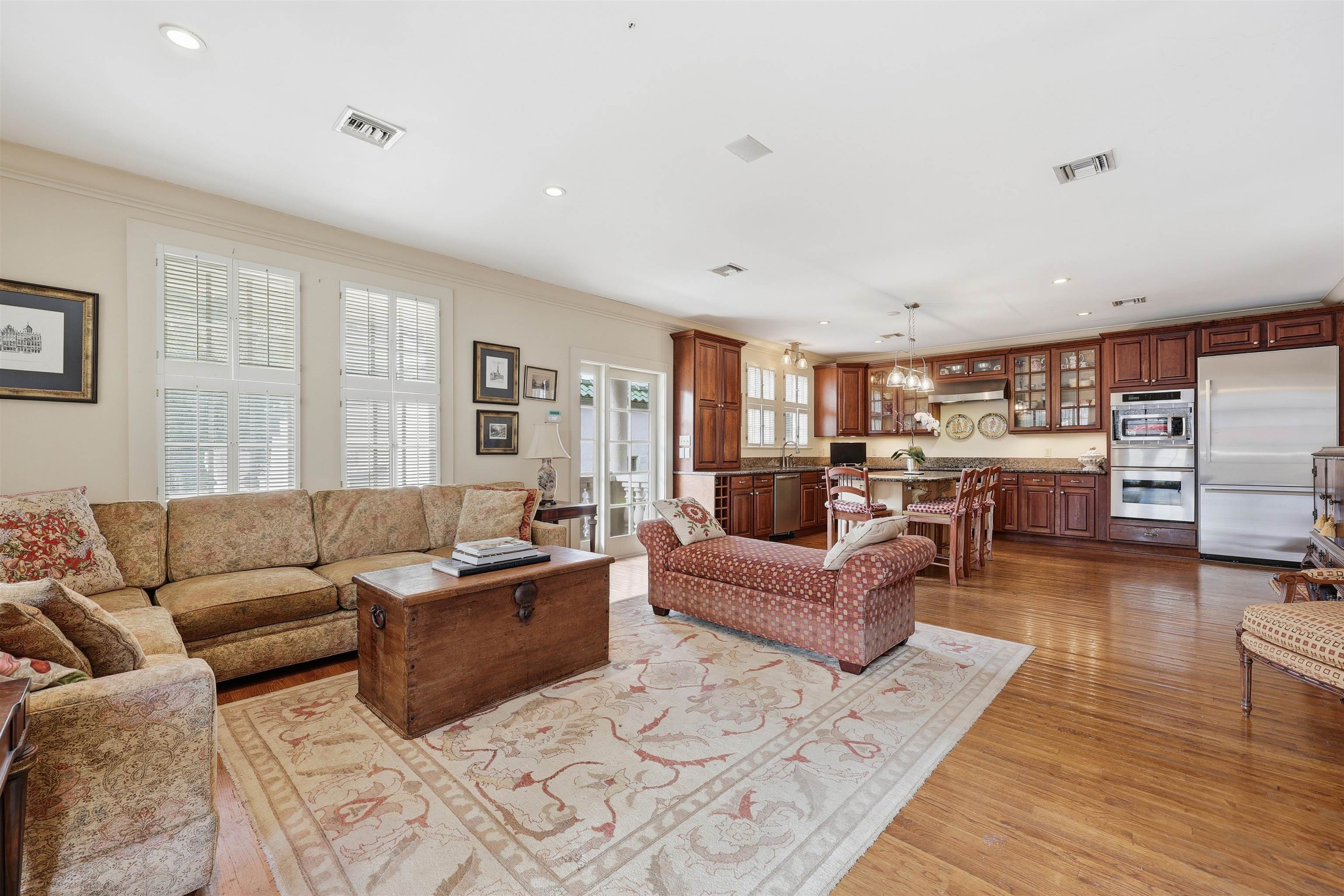 124 Marine Street St. Augustine, FL 32084 - Photo 13 of 41 a living room with furniture and view of kitchen