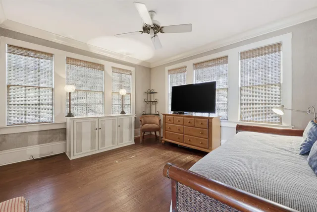 a bathroom with granite countertop a sink and a large mirror