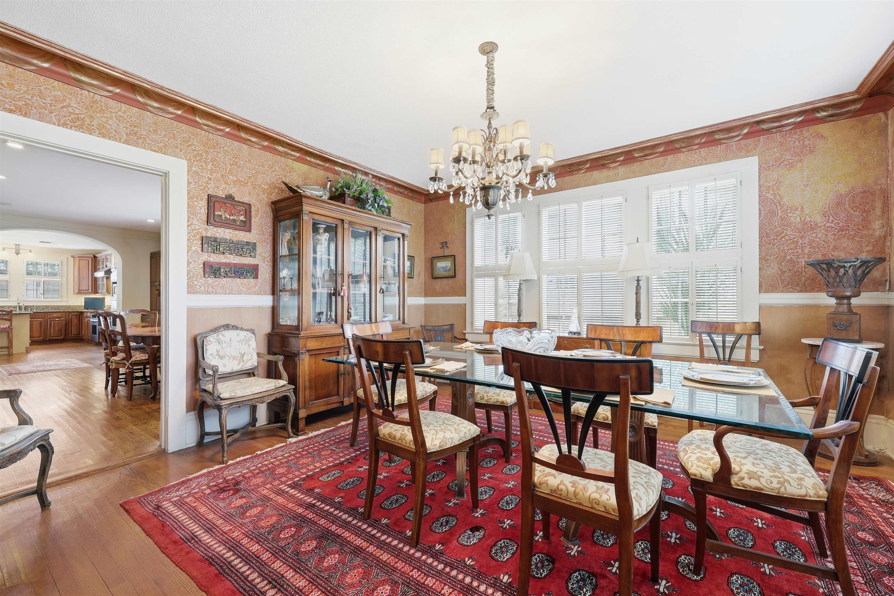 124 Marine Street St. Augustine, FL 32084 - Photo 6 of 41 a view of a dining room with furniture window and wooden floor