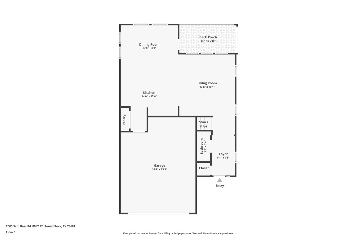 2605 Sam Bass Road, Unit 42 Round Rock, TX 78681 - Photo 27 of 27 a picture of floor plan