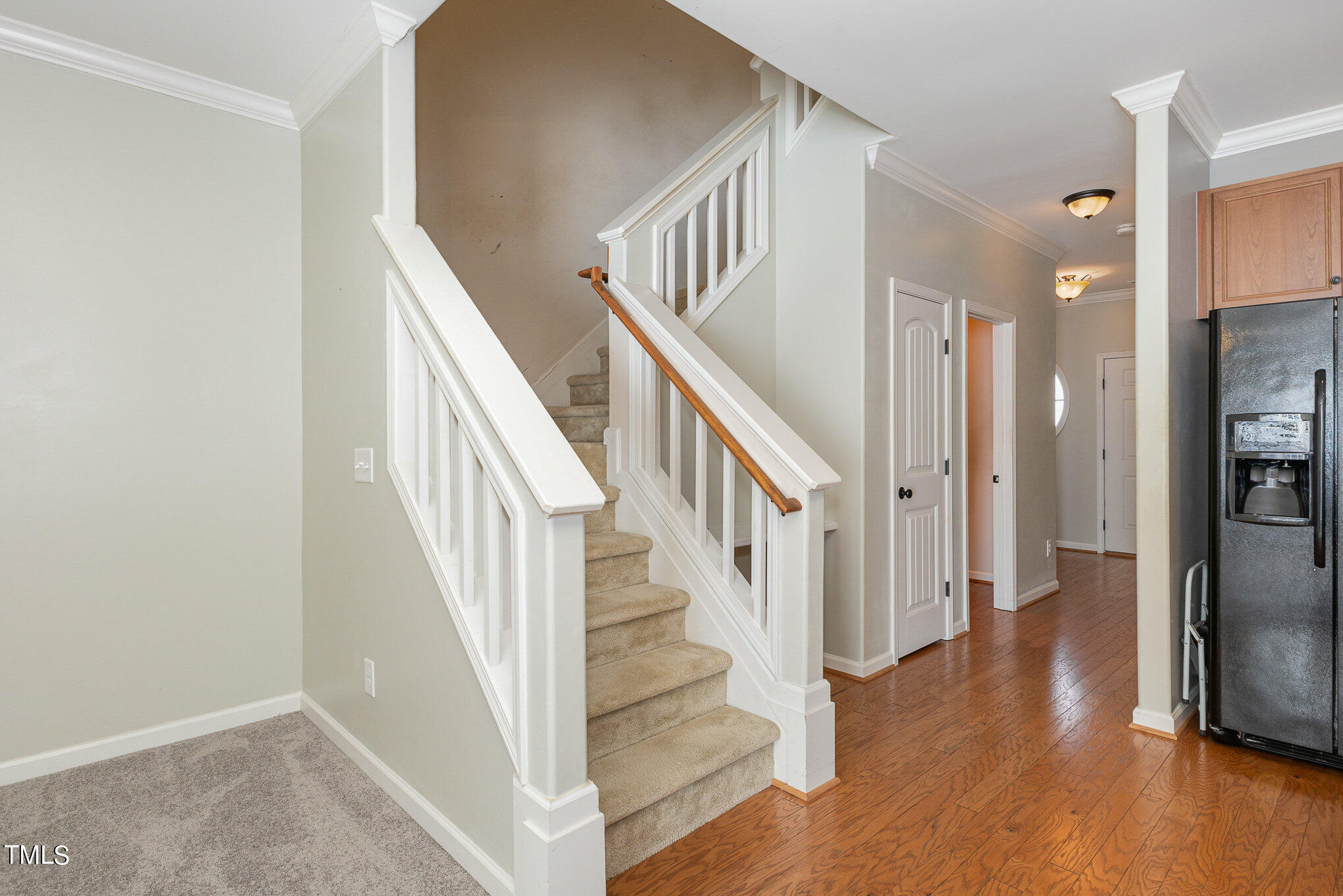 206 Leighann Ridge Lane Rolesville, NC 27571 - Photo 18 of 38 a view of entryway and hall with wooden floor