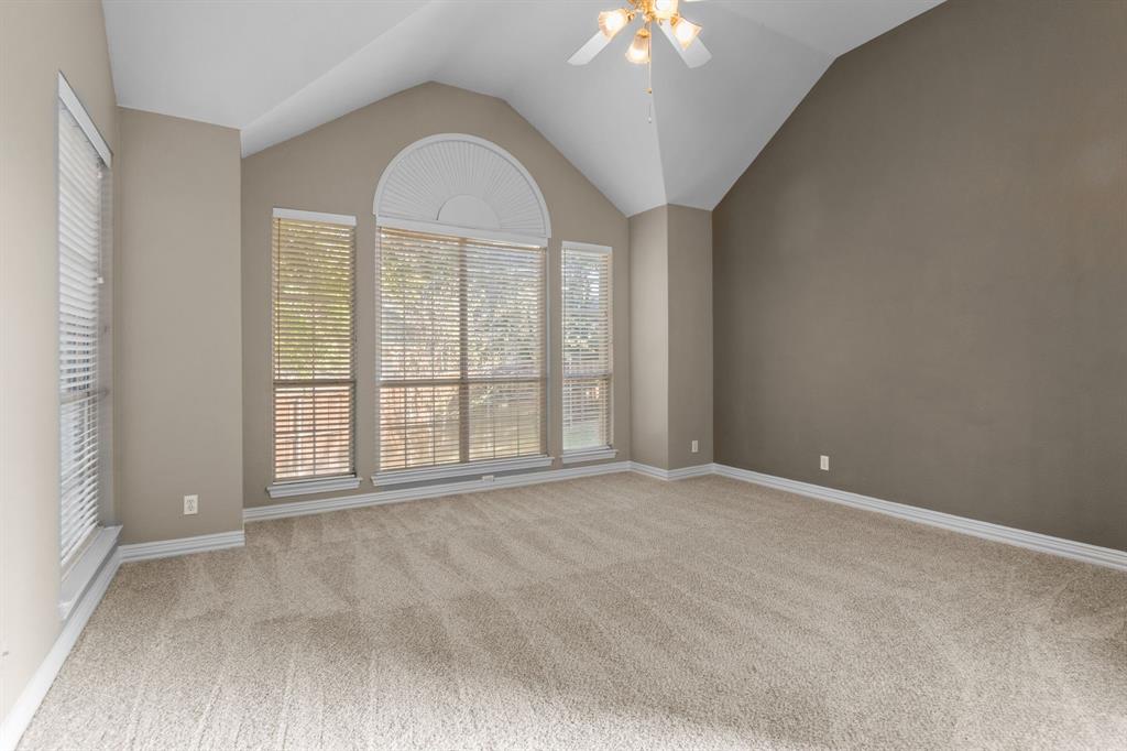 2 Shields Court Trophy Club, TX 76262 - Photo 20 of 39 an empty room with chandelier fan