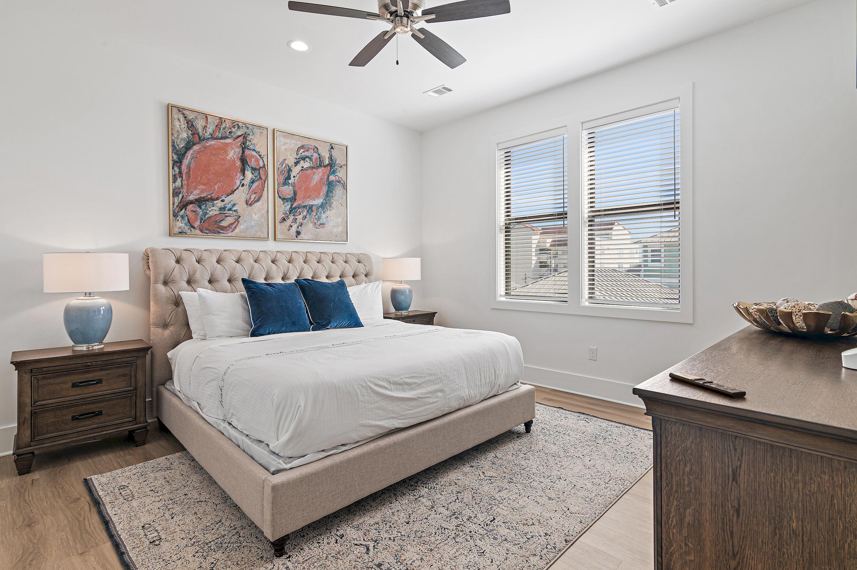 217 Snowdrift Road Miramar Beach, FL 32550 - Photo 37 of 66 a bedroom with a bed and a window