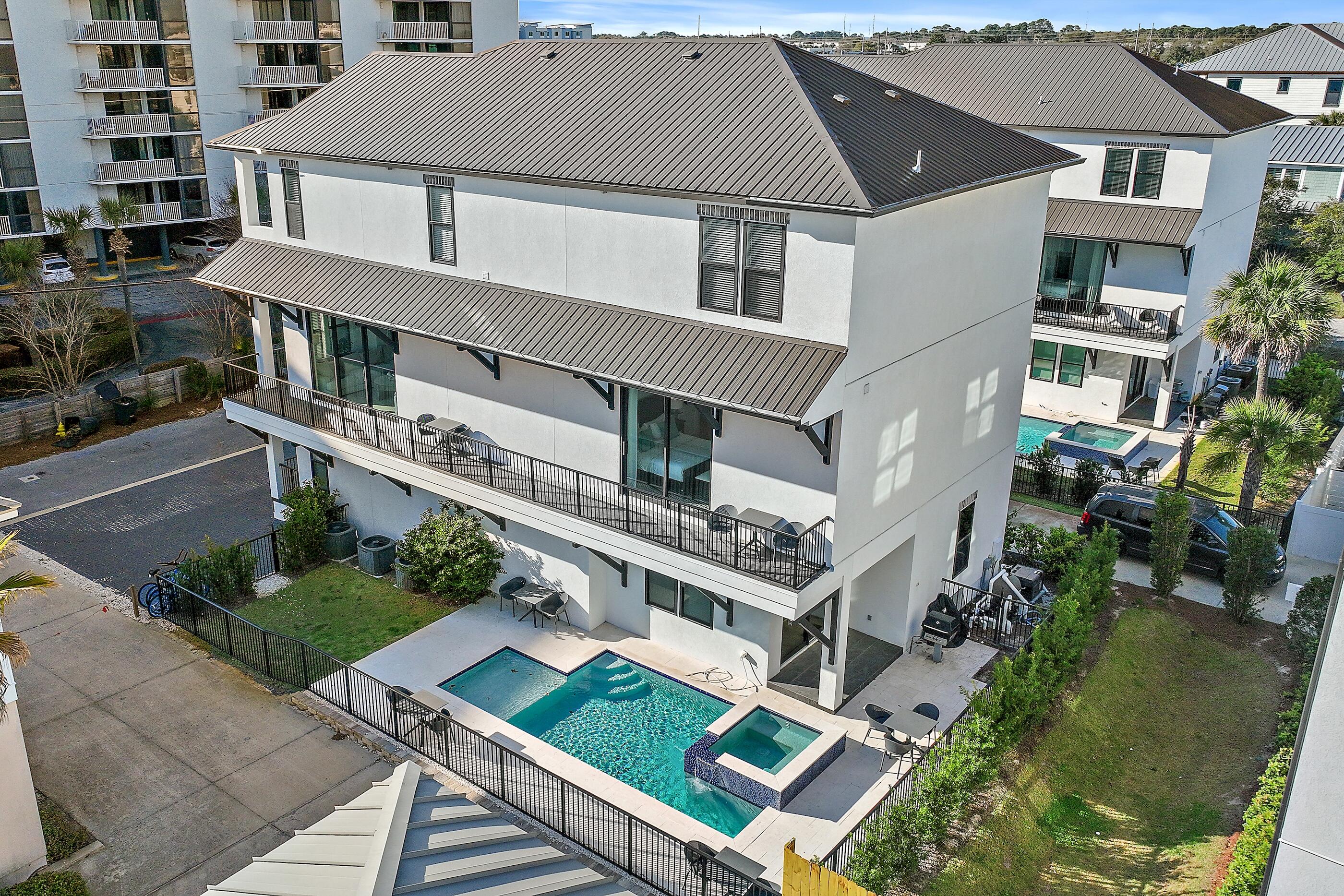 217 Snowdrift Road Miramar Beach, FL 32550 - Photo 5 of 66 an aerial view of a house with a swimming pool