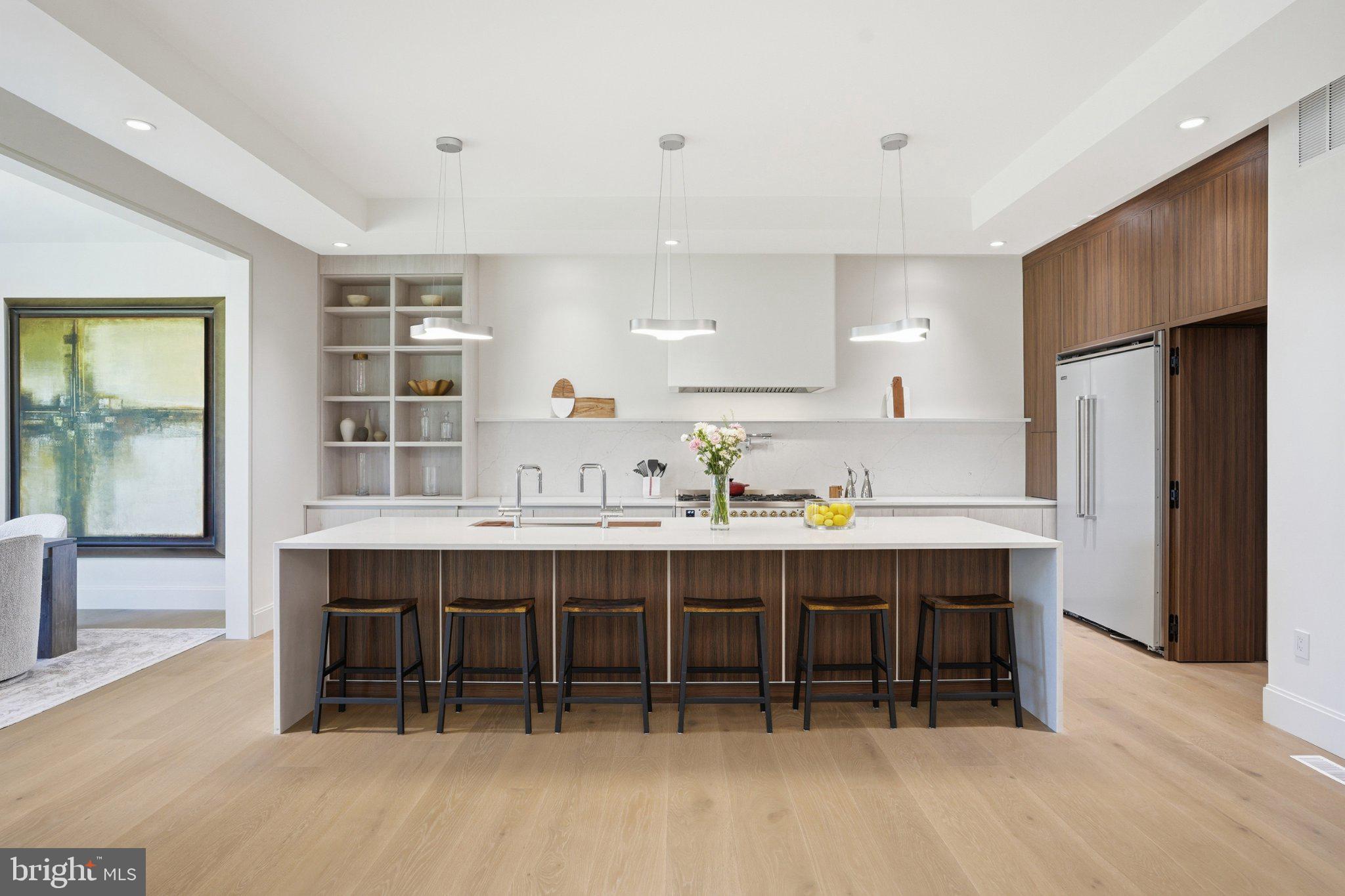 7421 Magarity Road Falls Church, VA 22043 - Photo 23 of 66 Sleek modern kitchen with elegant design.