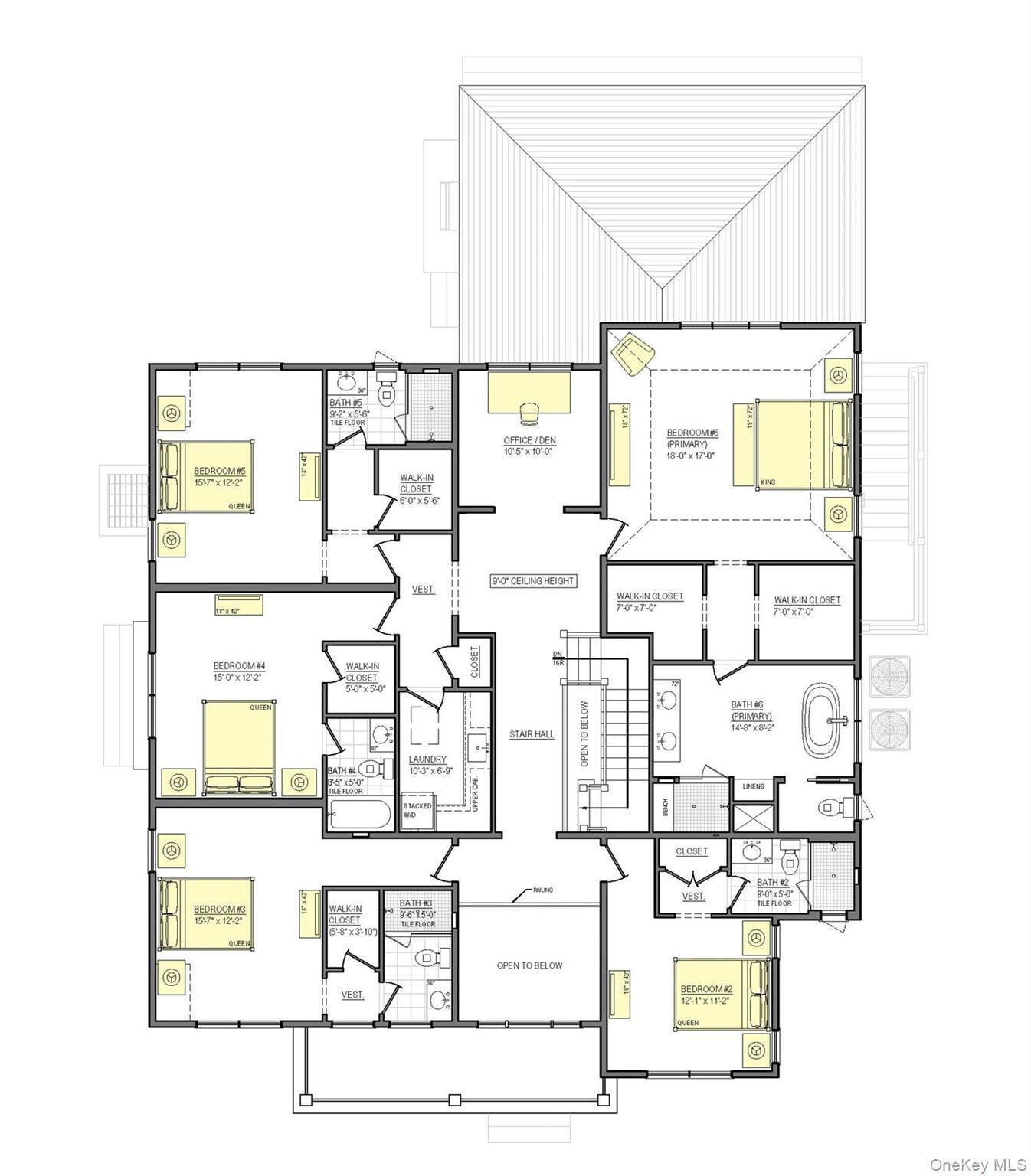 152 South Road Westhampton, NY 11977 - Photo 26 of 26 2nd Floor Floorplan