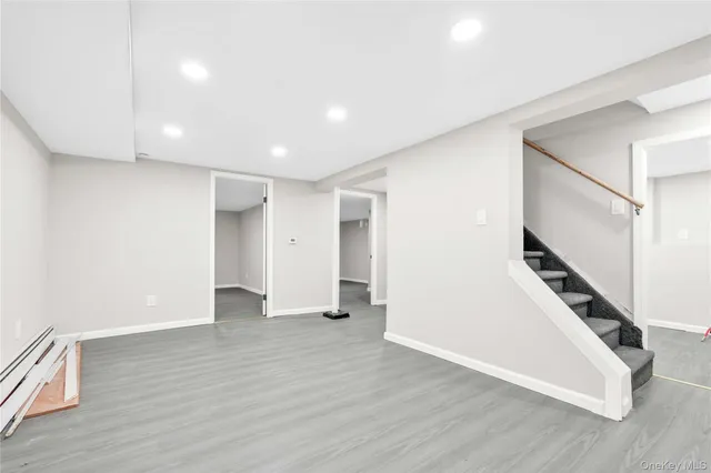 wooden floor in an empty room with wooden floor