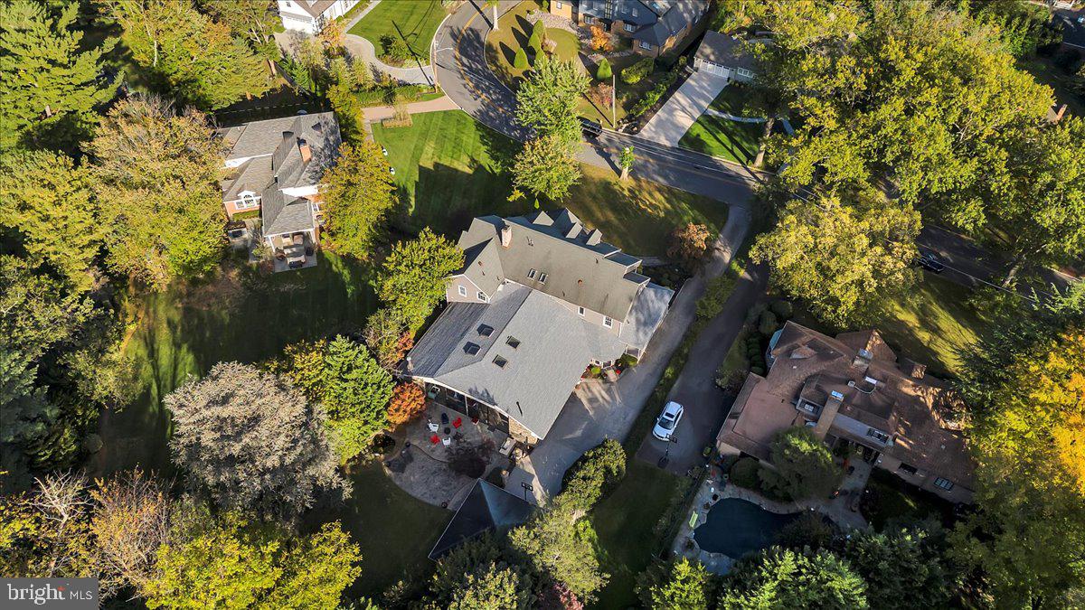 341 Station Avenue Haddonfield, NJ 08033 - Photo 67 of 71 an aerial view of residential house with outdoor space