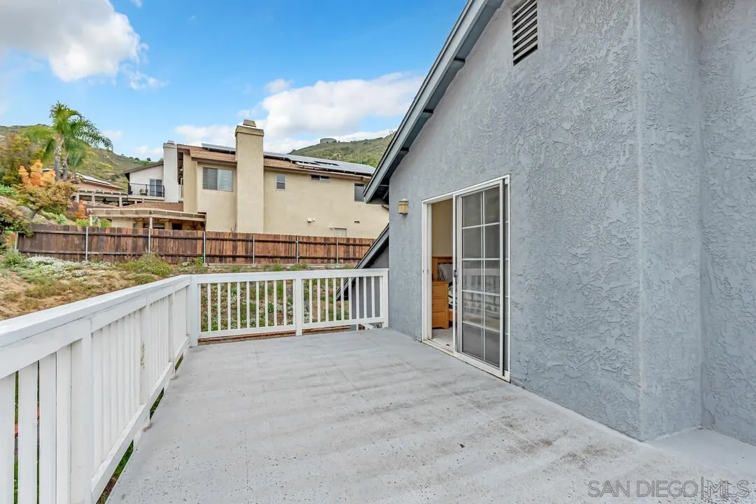 8320 Oconnell Road El Cajon, CA 92021 - Photo 25 of 62 a balcony view with a wrought fence