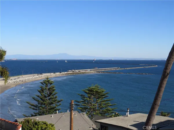 a view of lake and mountain