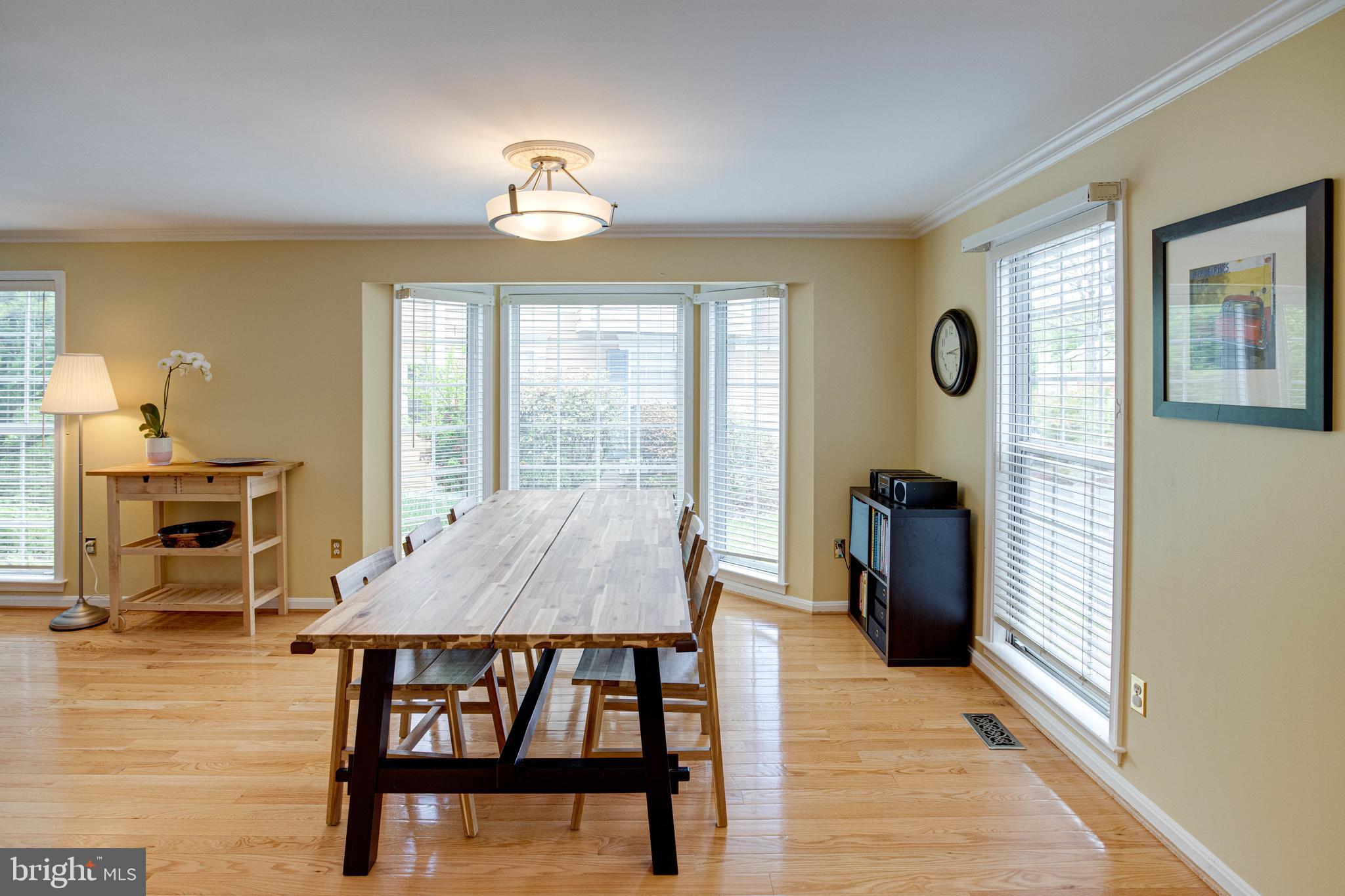 1542 Deer Point Way Reston, VA 20194 - Photo 8 of 68 Dining Area with Gleaming Hardwood Floors