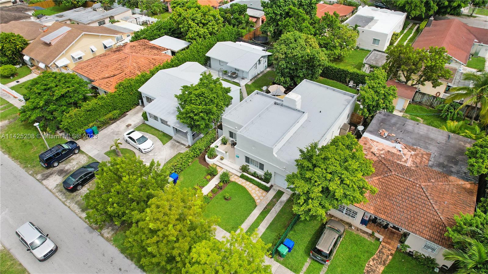 2235 Southwest 11th Terrace Miami, FL 33135 - Photo 6 of 43 an aerial view of a house with a yard