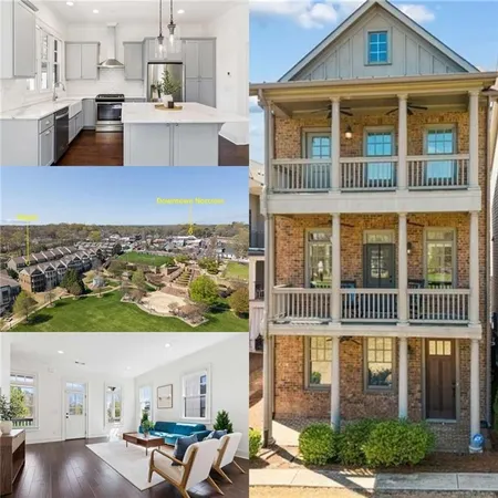 a living room with furniture and windows