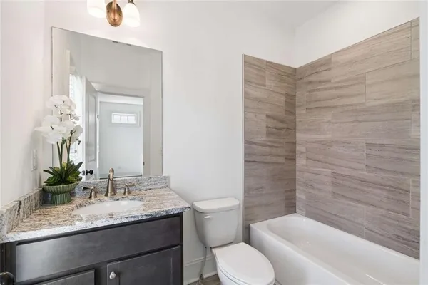 a house with trees in front of it