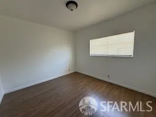 an empty room with window