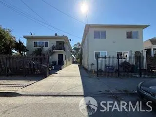 a front view of house with garage