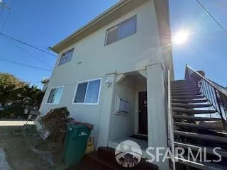 a view of a house with a bed