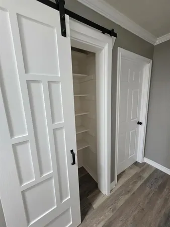 a view of front door