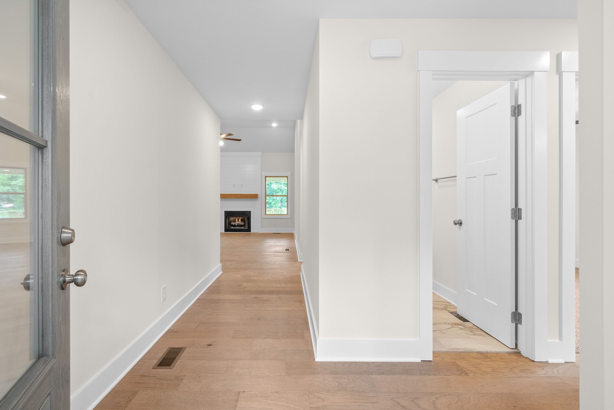 1928 Flats Road Cunningham, TN 37052 - Photo 8 of 49 a view of a hallway with wooden shelves