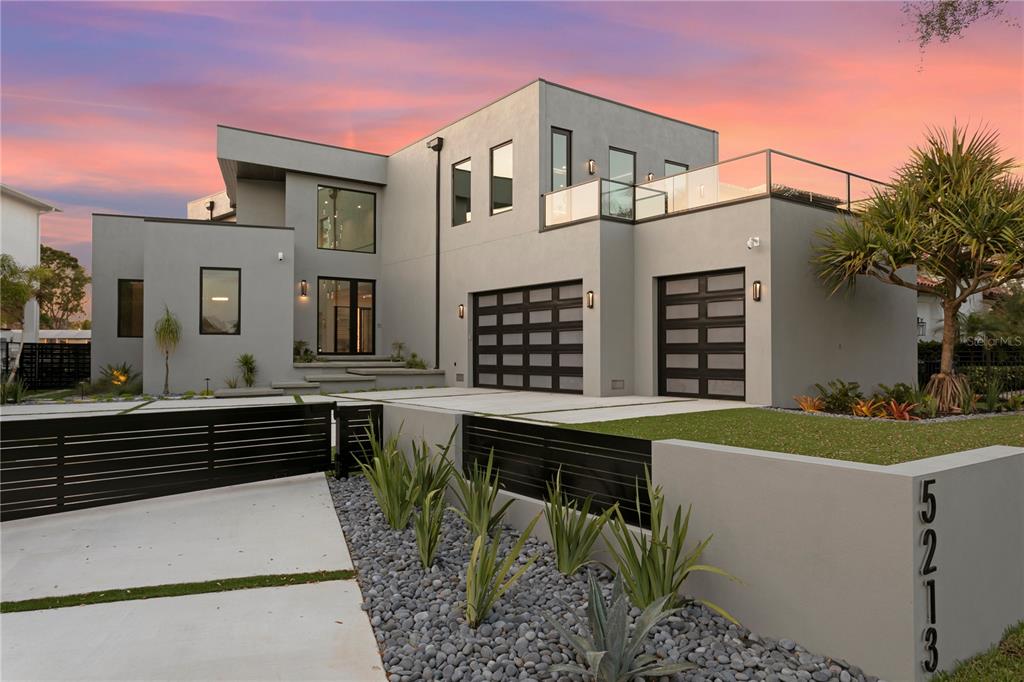 Ultra-Modern Masterpiece with security gate