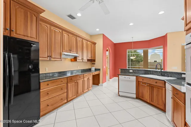 a living room with large window