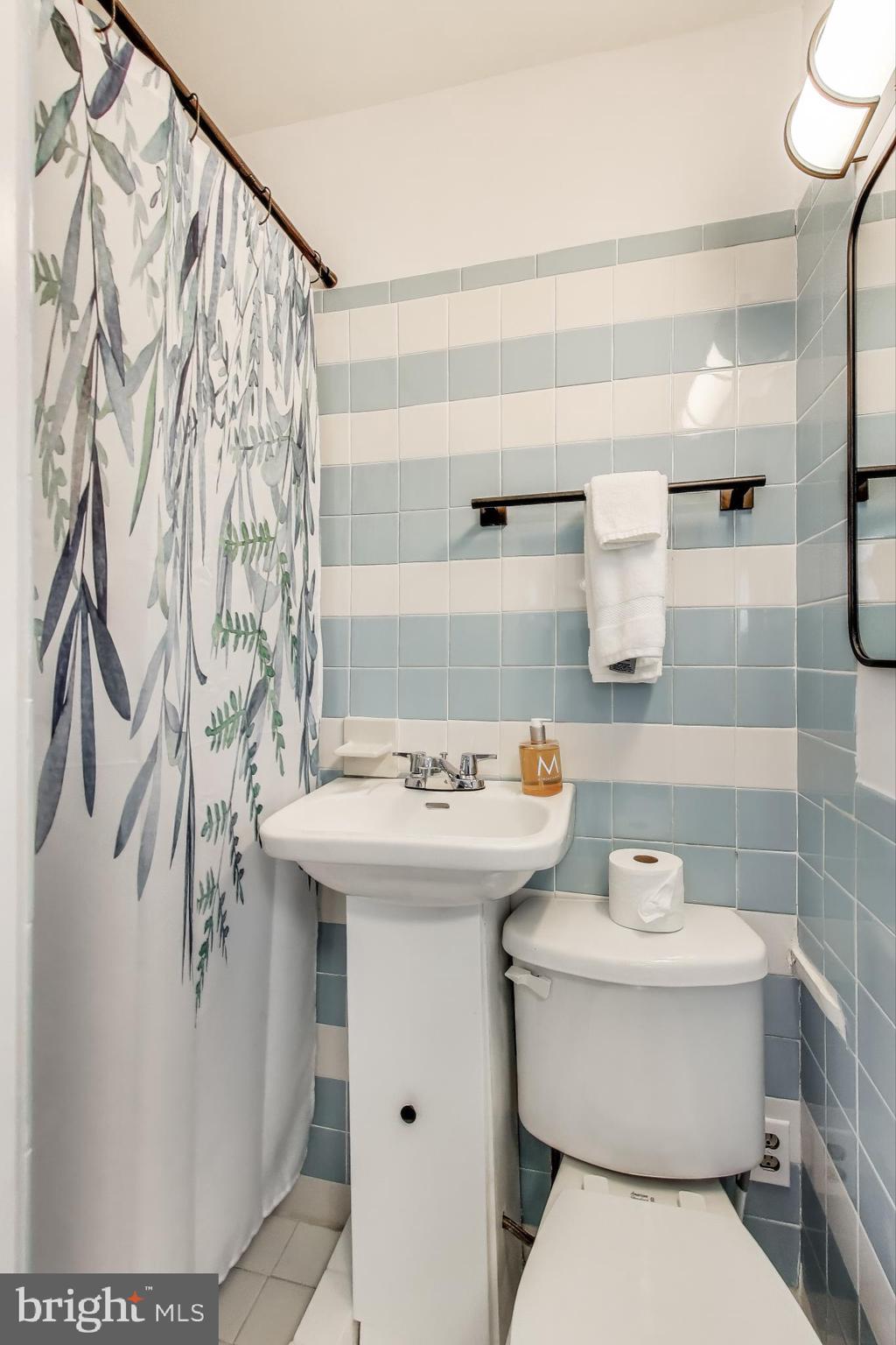 3100 North Glebe Road Arlington, VA 22207 - Photo 72 of 101 a bathroom with a sink and mirror