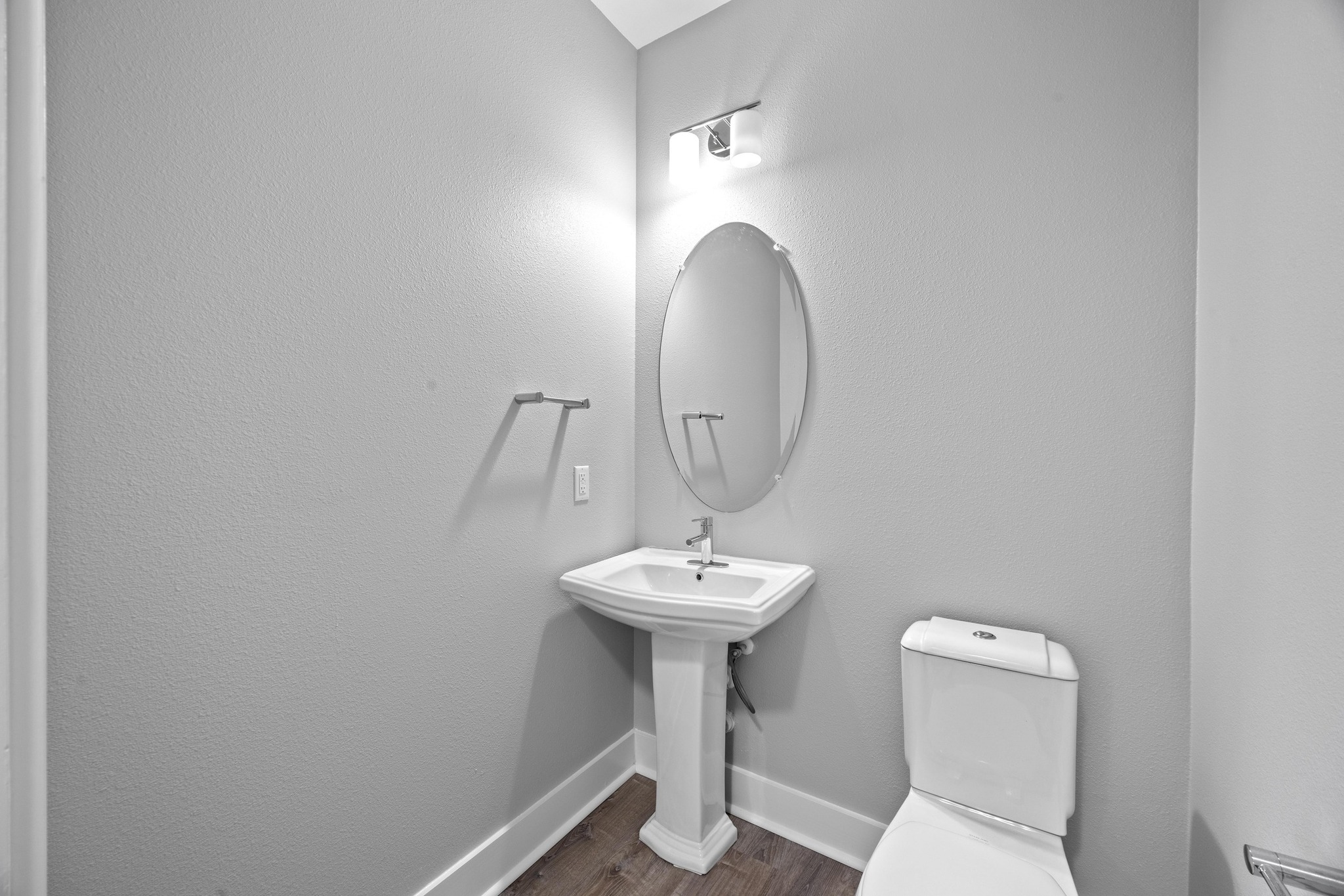 2222 Simond Avenue, Unit E Austin, TX 78723 - Photo 12 of 28 Powder room on the first floor for guests