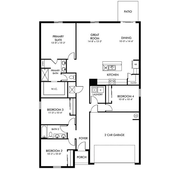 14309 Southwest New Dawn Road, Unit ROAD Indiantown, FL 34956 - Photo 13 of 13 4L15-Foxglove_Floorplan