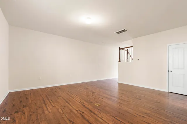 wooden floor in an empty room