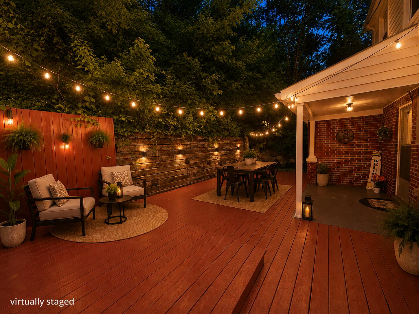 2901 Riverside Drive Bassett, VA 24055 - Photo 44 of 48 2901 Riverside Backyard virtually staged