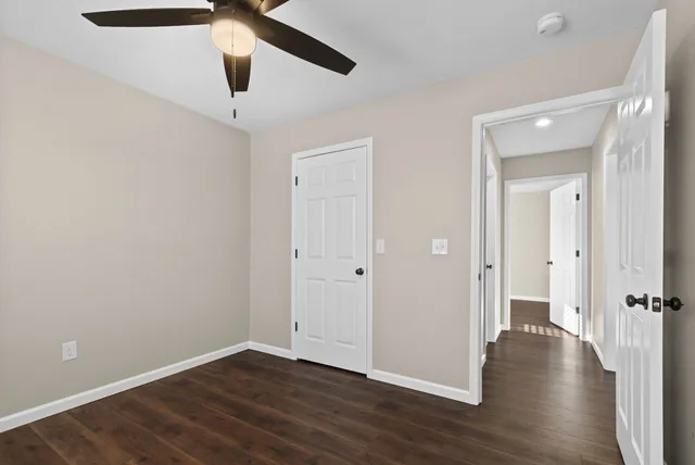 wooden floor in an empty room