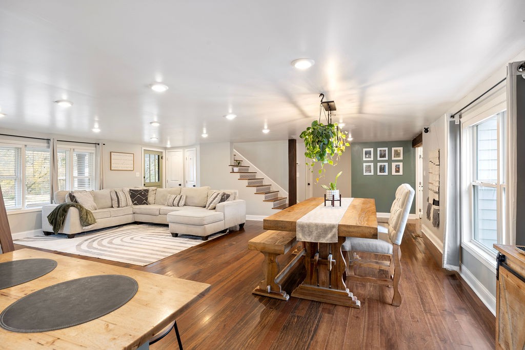 1200 Wray Branch Road Minor Hill, TN 38473 - Photo 1 of 29 a living room with furniture or wooden floor and a large window