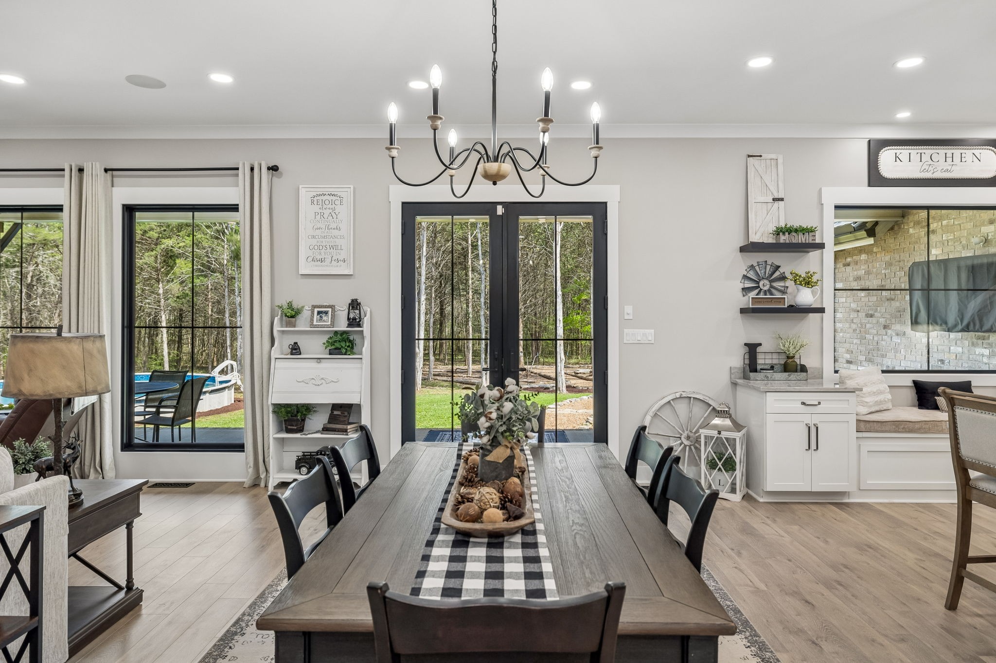 59 Huddleston Road Lascassas, TN 37085 - Photo 16 of 60 a view of a dining room with furniture window and outside view
