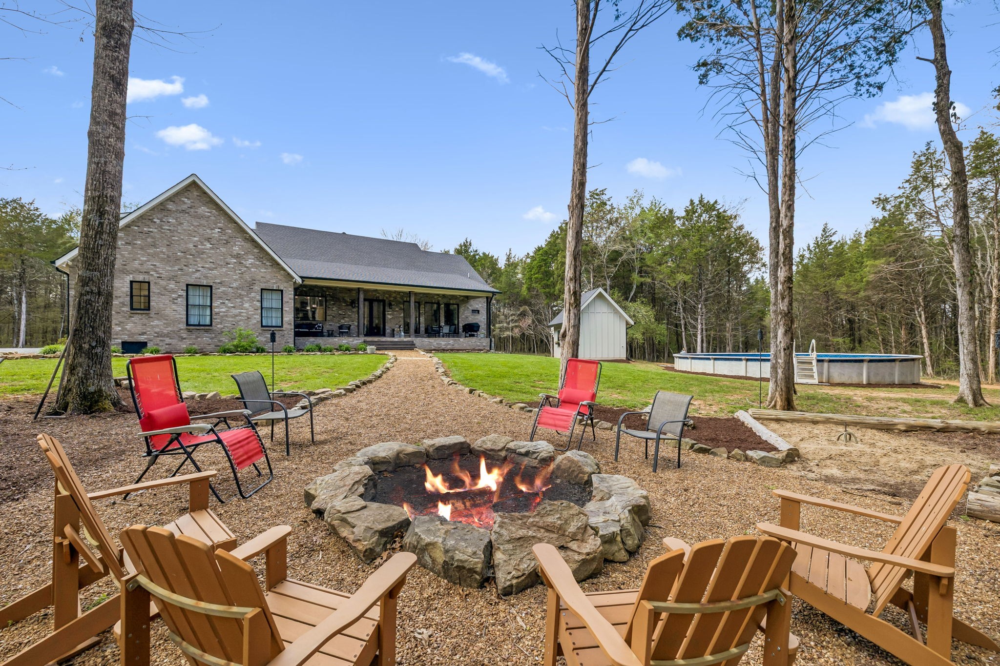 59 Huddleston Road Lascassas, TN 37085 - Photo 43 of 60 a view of swimming pool with sitting area