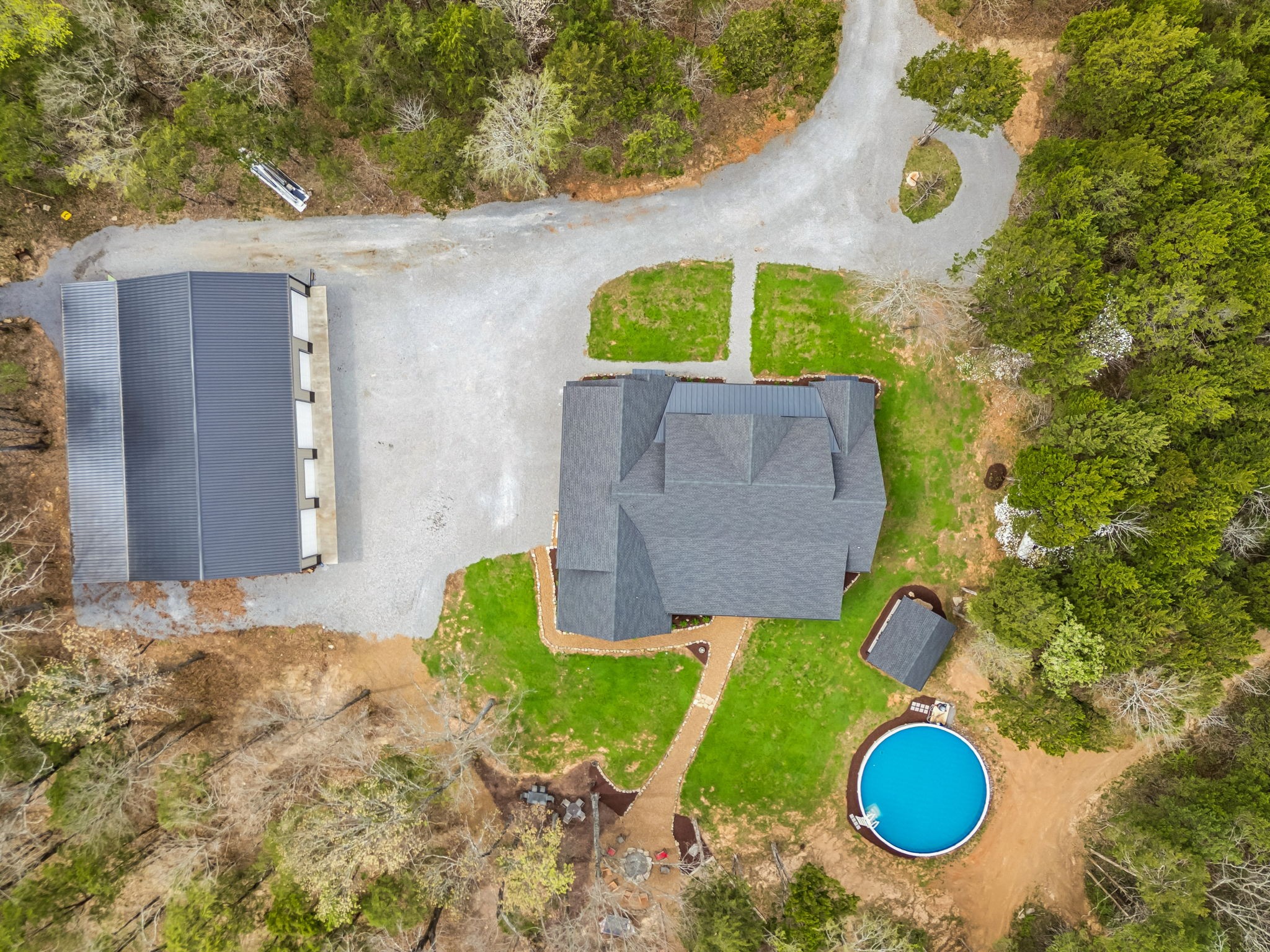 59 Huddleston Road Lascassas, TN 37085 - Photo 49 of 60 a aerial view of a house