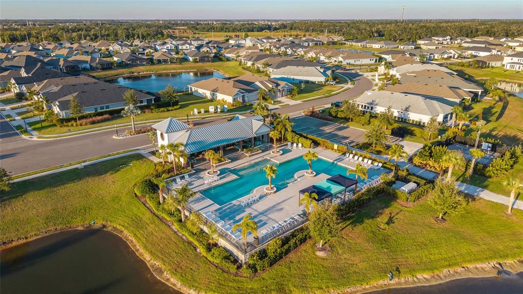11720 Chevelon Lane Parrish, FL 34219 - Photo 67 of 70 an aerial view of a house with a ocean view