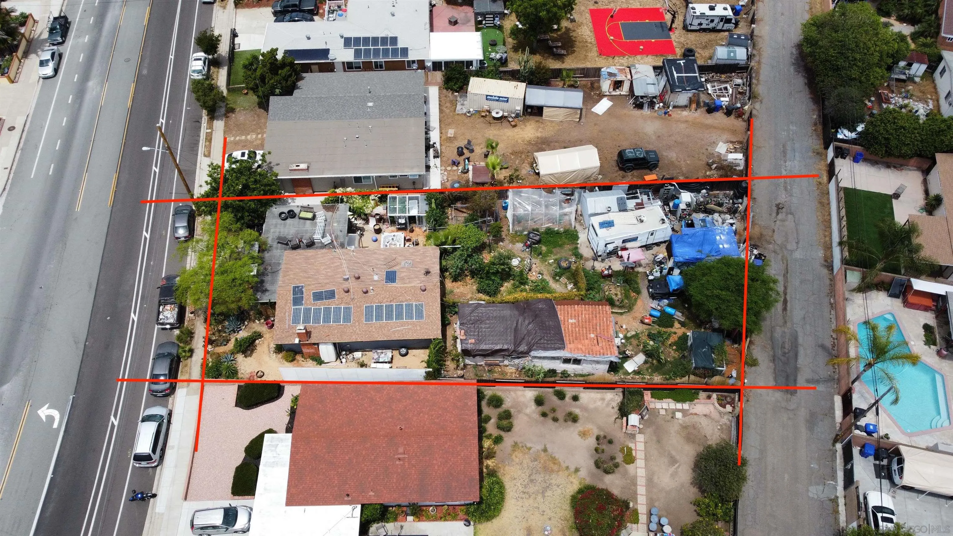 3031 Murray Ridge Road San Diego, CA 92123 - Photo 2 of 9 an aerial view of multiple house