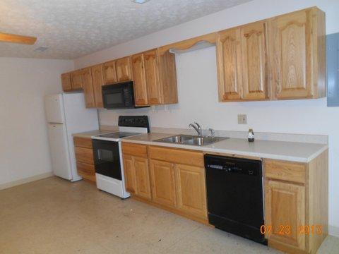 7737 Pinewood Road Primm Springs, TN 38476 - Photo 12 of 13 a kitchen with stainless steel appliances granite countertop a sink and cabinets