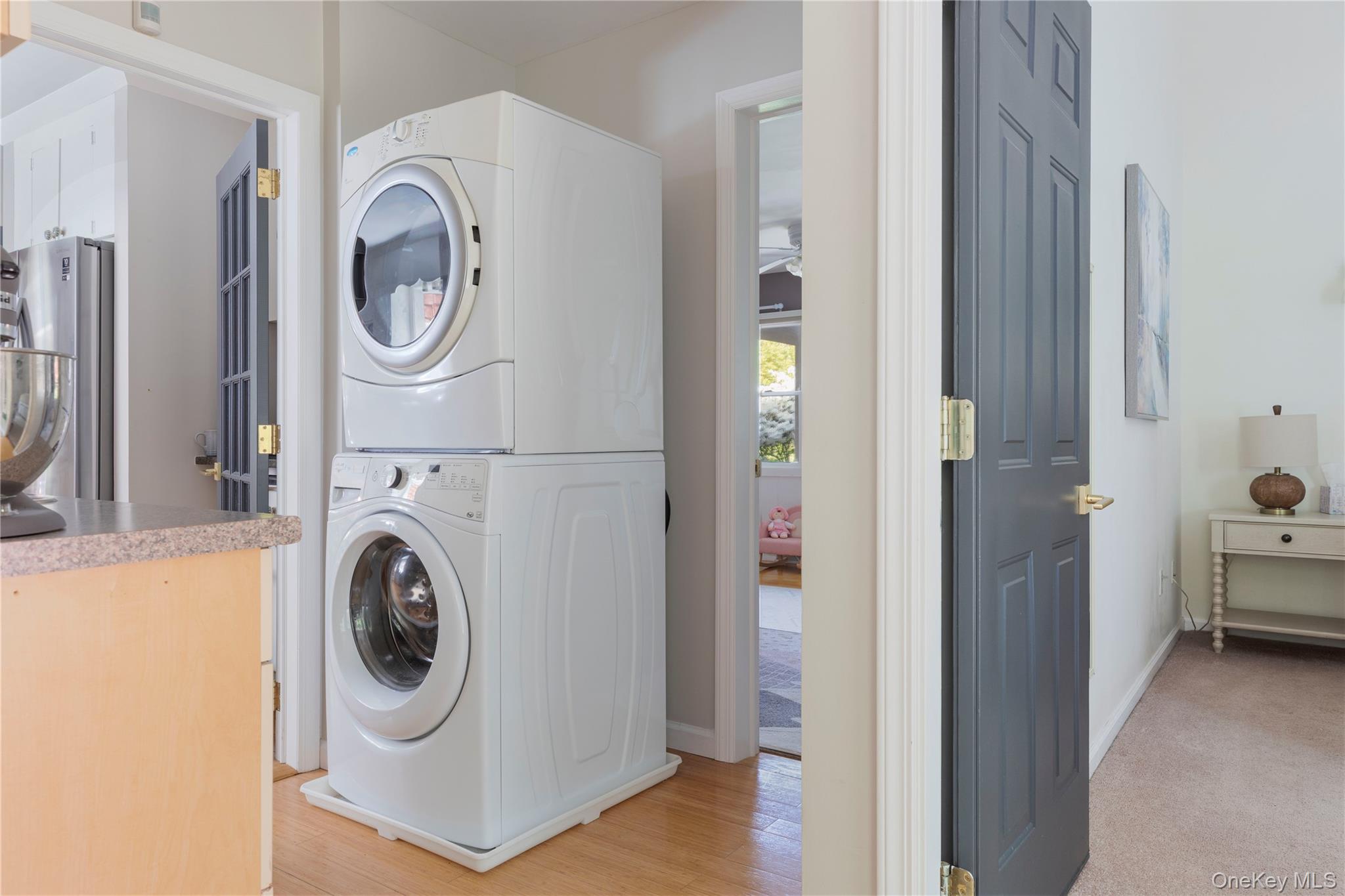 135 Turk Hill Road Brewster, NY 10509 - Photo 16 of 42 a view of a hallway with washer and dryer