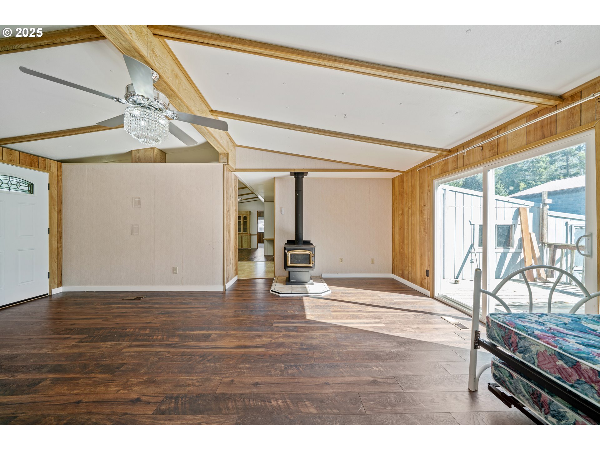 1057 Northeast 12th Avenue Rockaway Beach, OR 97136 - Photo 13 of 36 a view of an entryway with wooden floor