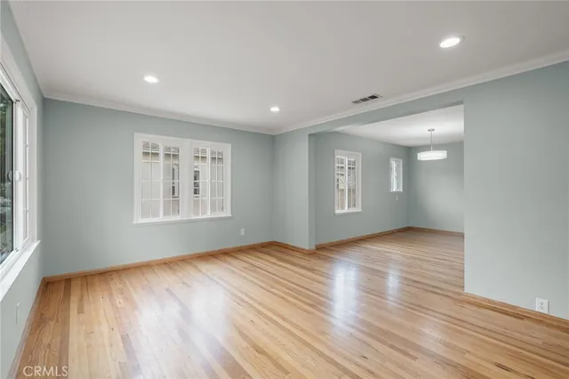 a view of livingroom with hardwood
