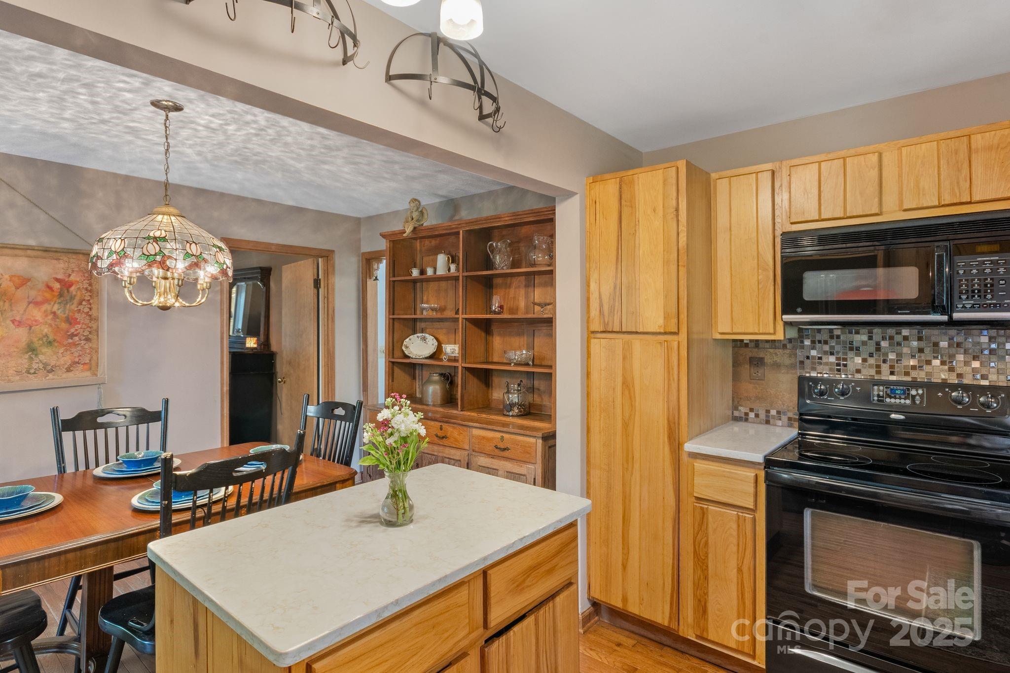 22 Morgan Branch Road Weaverville, NC 28787 - Photo 16 of 47 a kitchen with a stove a sink and a refrigerator
