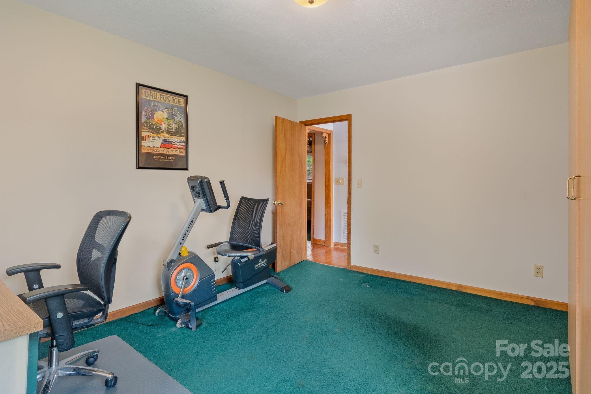 22 Morgan Branch Road Weaverville, NC 28787 - Photo 26 of 47 a view of a workspace with furniture and a window