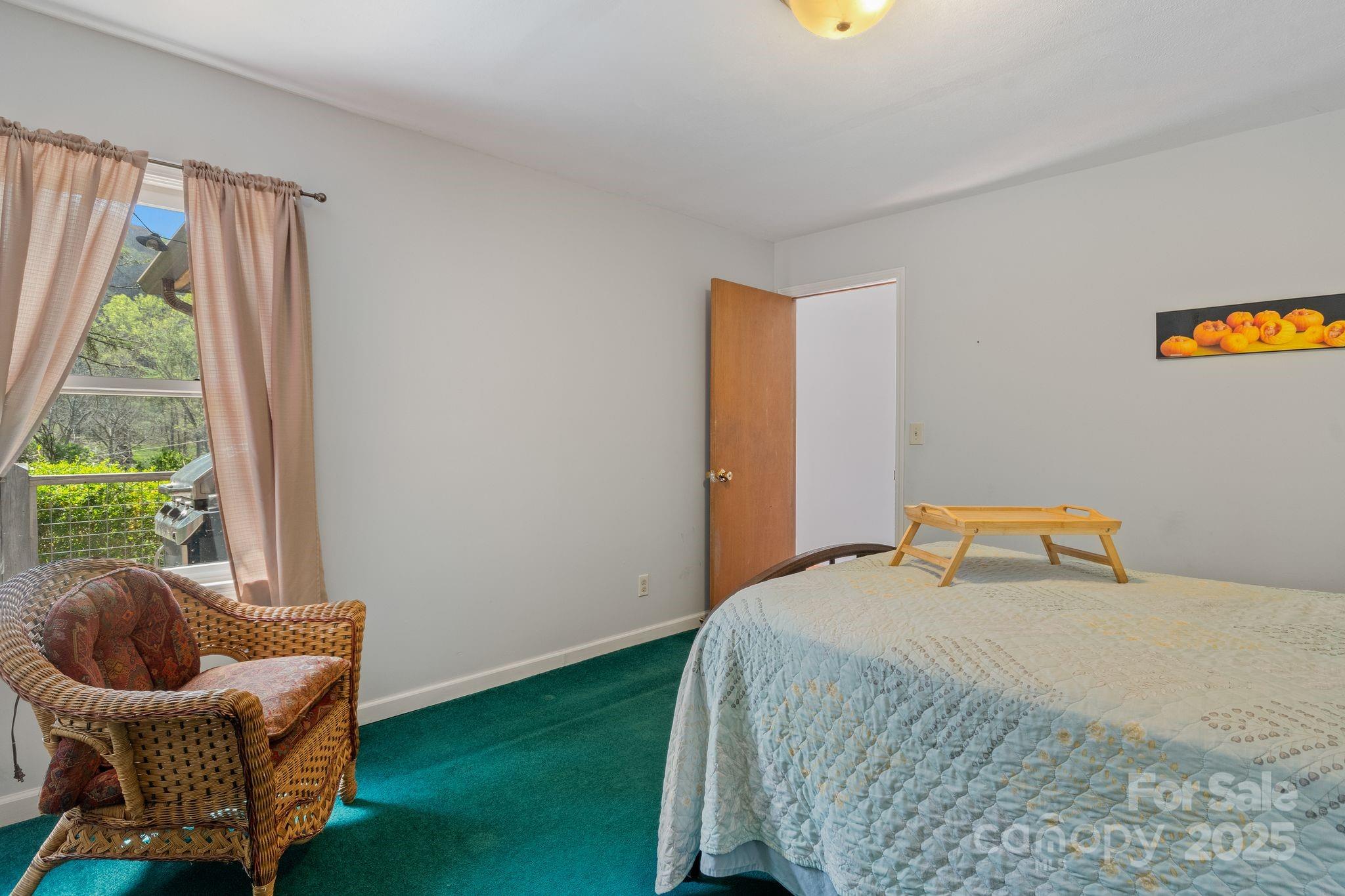 22 Morgan Branch Road Weaverville, NC 28787 - Photo 28 of 47 a bedroom with a bed and a couch