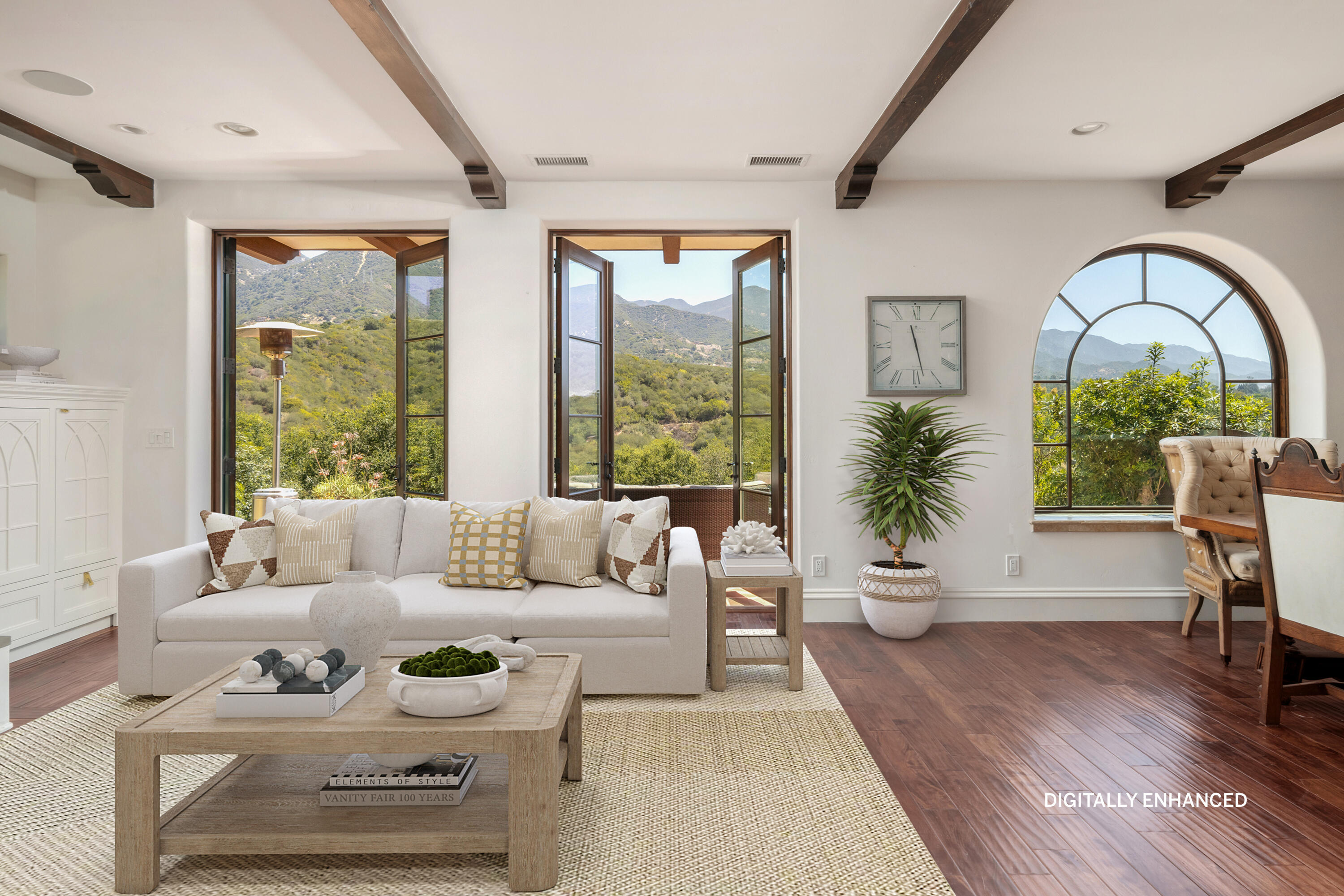 333 Conejo Road Santa Barbara, CA 93103 - Photo 15 of 43 a living room with furniture and a large window