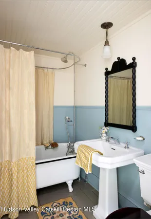 a house with river in front of it