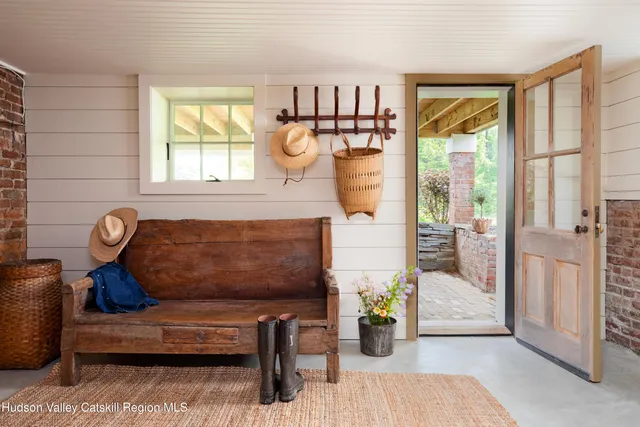a view of city and mountain