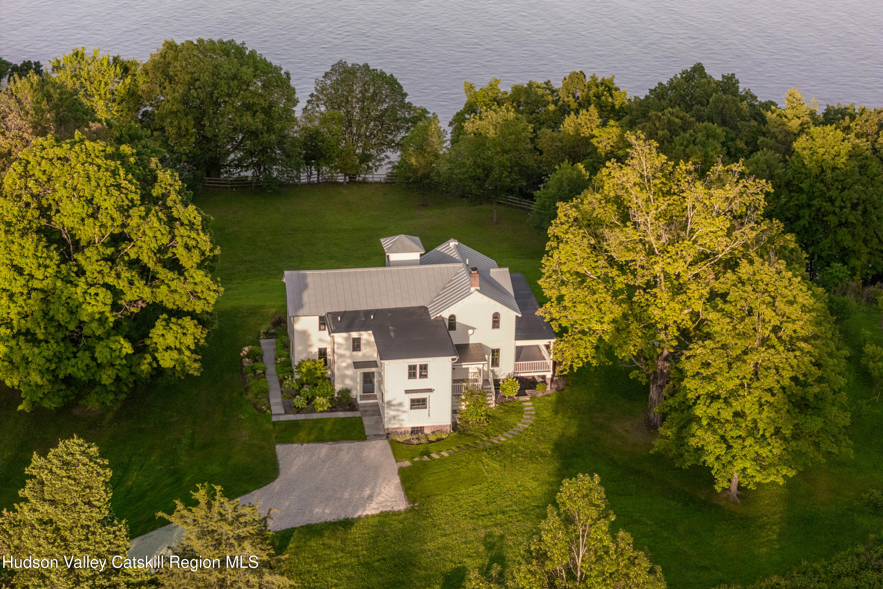 290 Ulster Landing Road Kingston, NY 12401 - Photo 76 of 89 an aerial view of a house with a yard basket ball court and outdoor seating