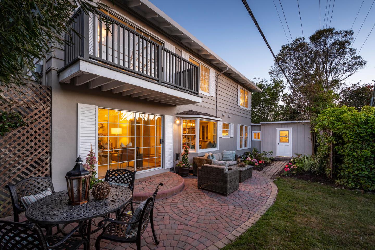 1094 Springfield Drive Millbrae, CA 94030 - Photo 27 of 36 a view of the patio with couches table and chairs and potted plants