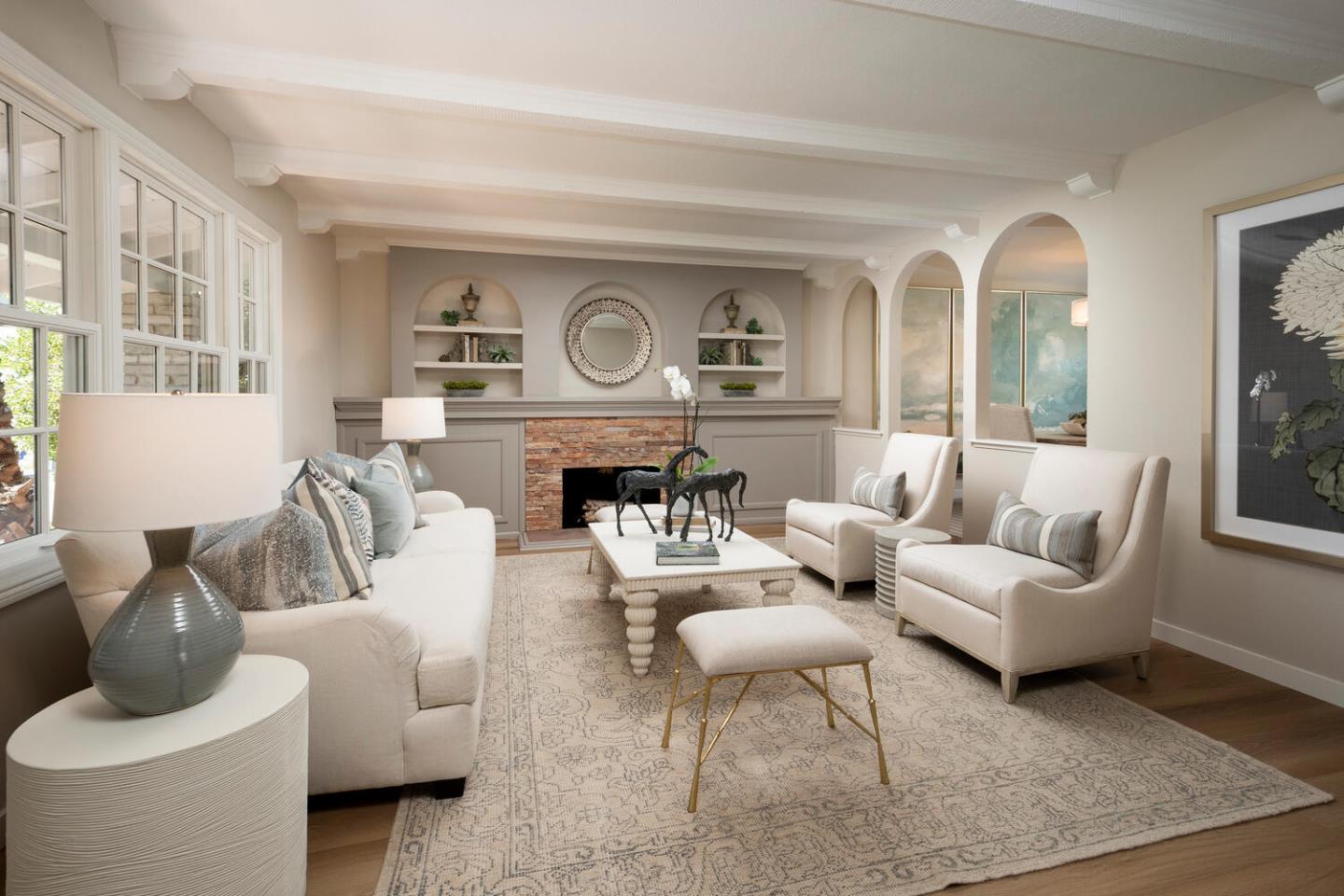 1094 Springfield Drive Millbrae, CA 94030 - Photo 7 of 36 a living room with furniture and a large window